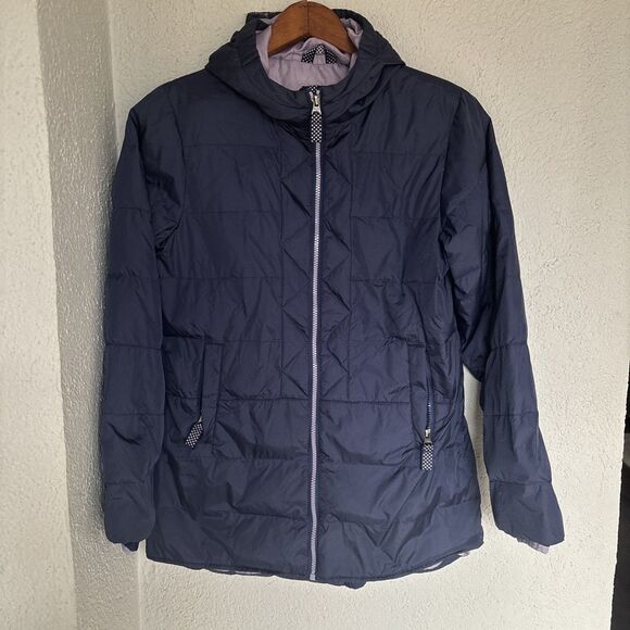 Lands End Winter Purple Jacket Youth Size 16 - Picture 1 of 8